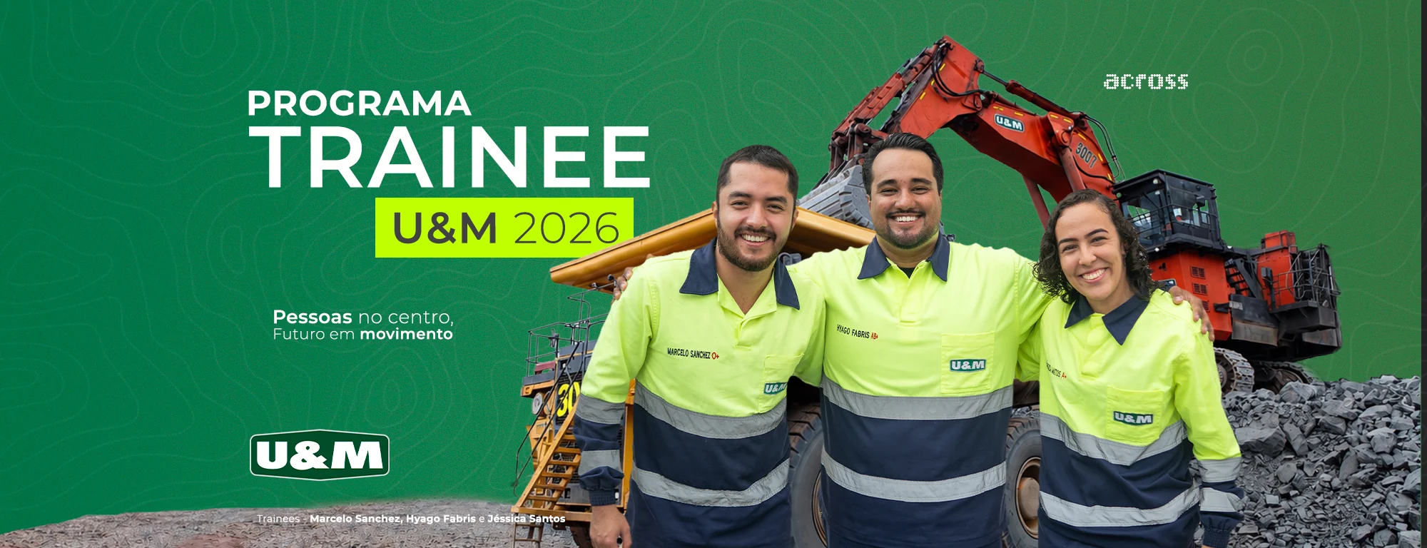 Programa de Trainee U&M 2026 — Pessoas no centro, futuro em movimento
